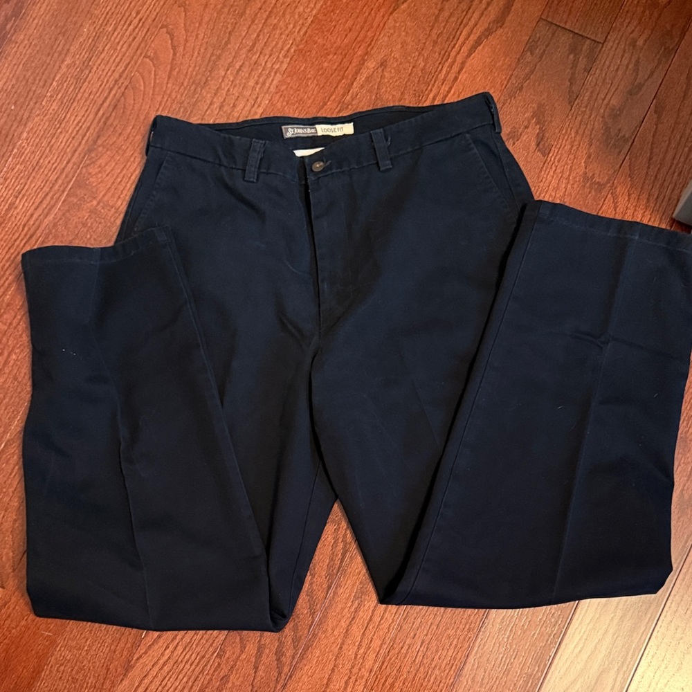 St. John’s bay 34x32 loose fit black pants